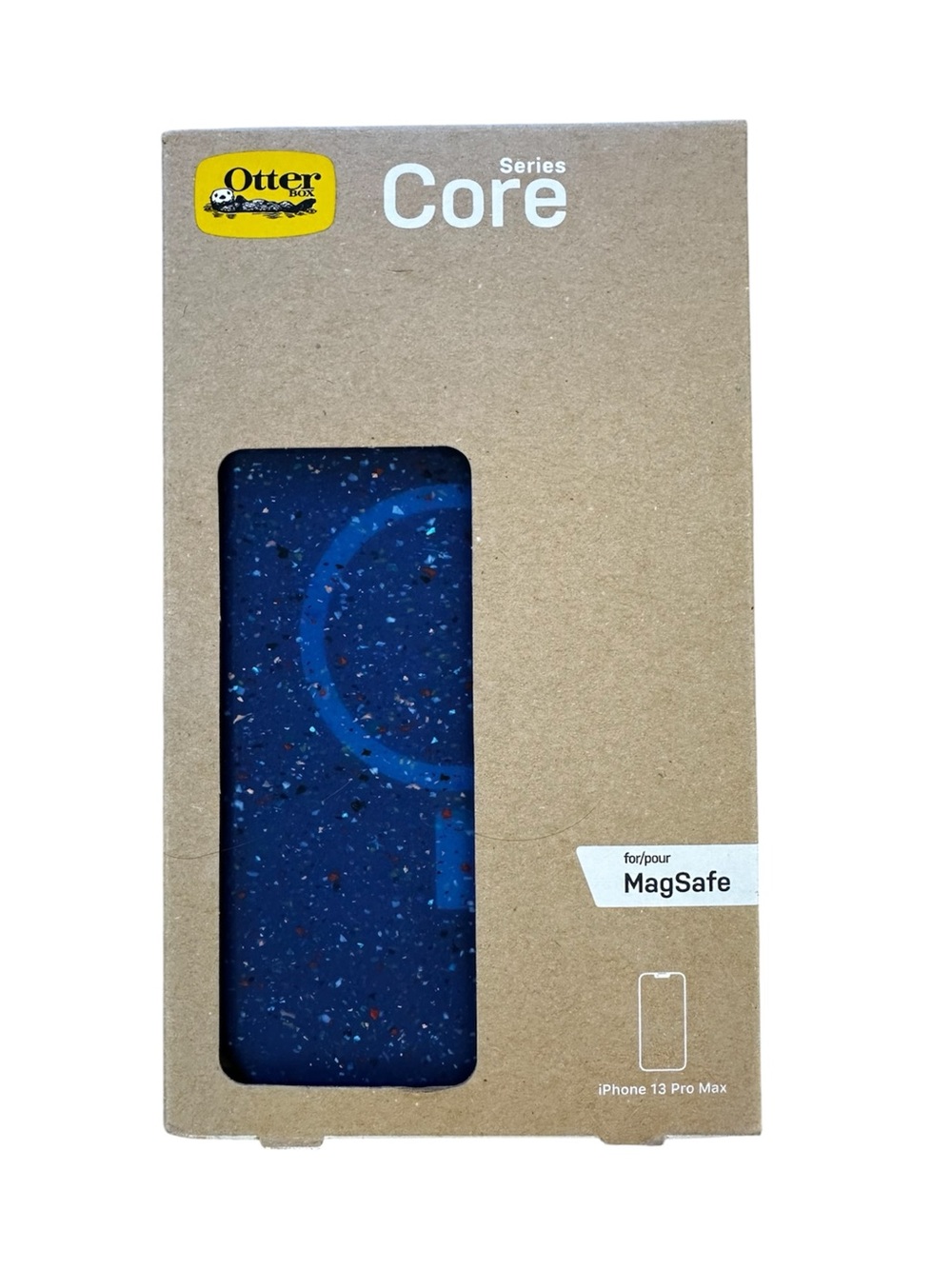 NEW OtterBox Phone Case iPhone 13 Pro Max MagSafe Blue Speckled